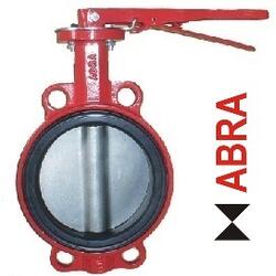 Затвор поворотный межфланцевый ABRA-BUV-VF866D125H Ду125 Ру16 с рукояткой