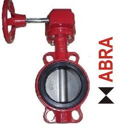 Затвор поворотный межфланцевый ABRA-BUV-VF866D150G Ду150 Ру16 с редуктором